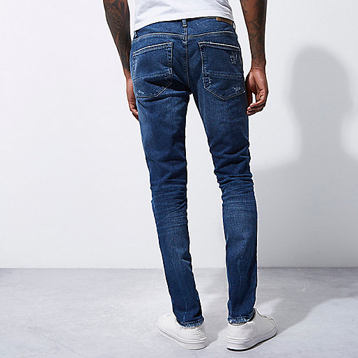 river island ladies bags sale,jacques-vertuk UK Sale Mid blue wash ripped Sid skinny jeans men 300788