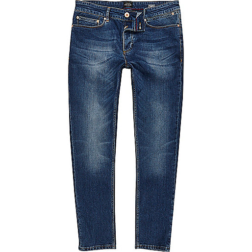 jacques-vertuk Mid blue wash Sid skinny jeans 295874 men Jeans