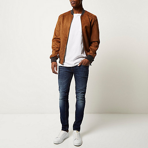 river island white quilted bag,jacques-vertuk Black And Gold Top Mid blue wash Sid skinny stretch jeans Skinny Jeans Jeans men