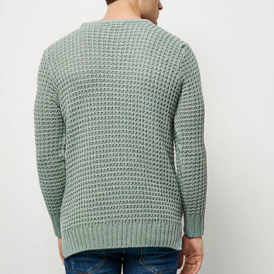 river island silver heels,jacques-vertuk South Africa Mint green textured waffle knit sweater men 300432