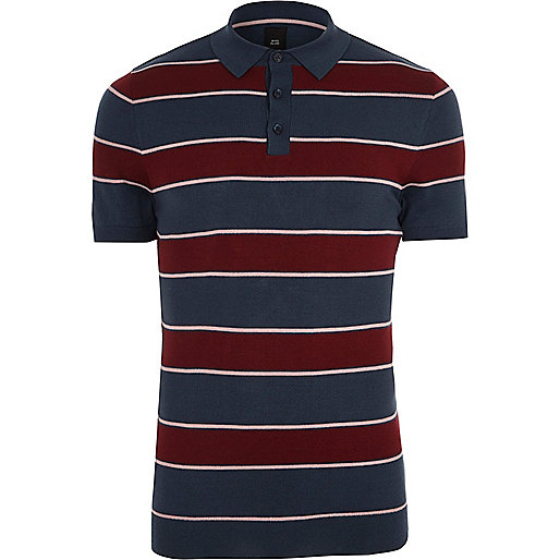 river island colour block coat,Online jacques-vertuk Navy and red stripe slim fit polo shirt Polo Shirts men