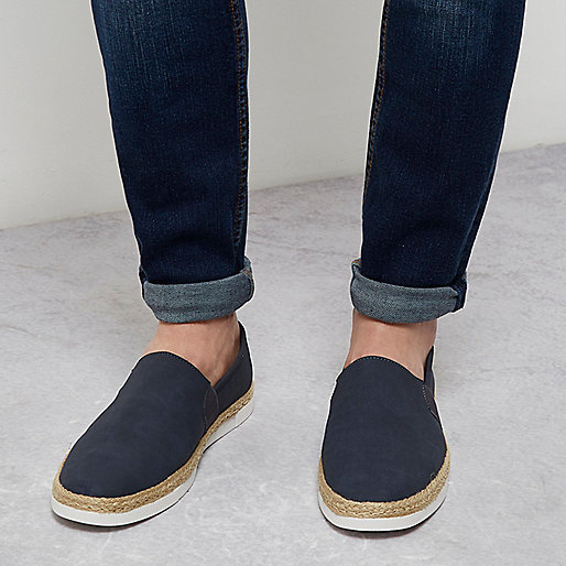 river island clothes sale,jacques-vertuk New Jeans Navy blue espadrille plimsolls Sneakers Shoes / Boots men