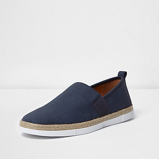 river island clothes sale,jacques-vertuk New Jeans Navy blue espadrille plimsolls Sneakers Shoes / Boots men