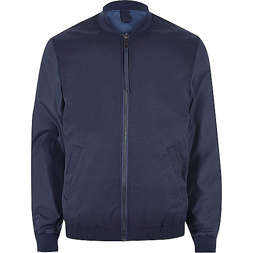 jacques-vertuk Navy casual bomber jacket 299614 men Coats / Jackets