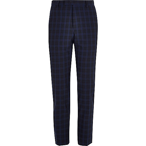 river island woven shoes,jacques-vertuk Stores Navy check skinny fit suit jacket men 298280