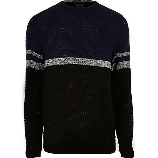 river island t shirt dress,jacques-vertuk Ireland Navy color block stripe sweater men 300429