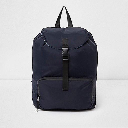 jacques-vertuk Navy flap top backpack 300551 men Bags Backpacks