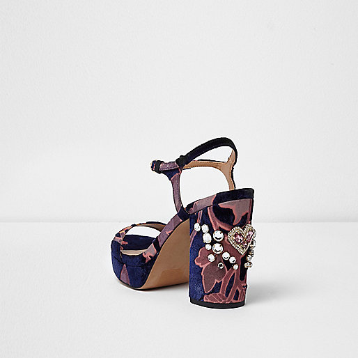 river island circle bag,jacques-vertuk Clothing Co Ltd Navy floral embellished platform sandals Shoes / Boots Sale women