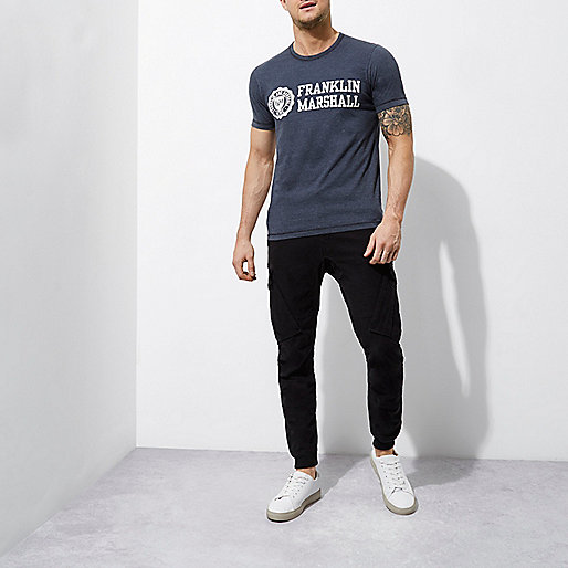 river island gold heart bag,jacques-vertuk Ireland Navy Franklin & Marshall print T-shirt men 301114