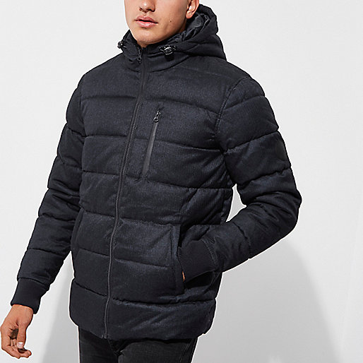 asos river island shoes,jacques-vertuk Shop Navy hooded puffer jacket men 302963