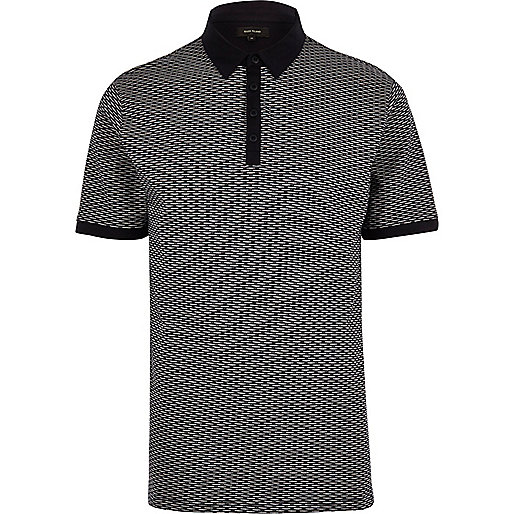 very river island shoes,jacques-vertuk Order In Store Navy jacquard polo shirt Polo Shirts Sale men