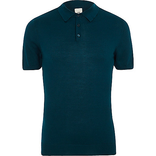 river island blue mules,jacques-vertuk Womens Jeans Sale Navy knit muscle fit short sleeve polo shirt Polo Shirts men