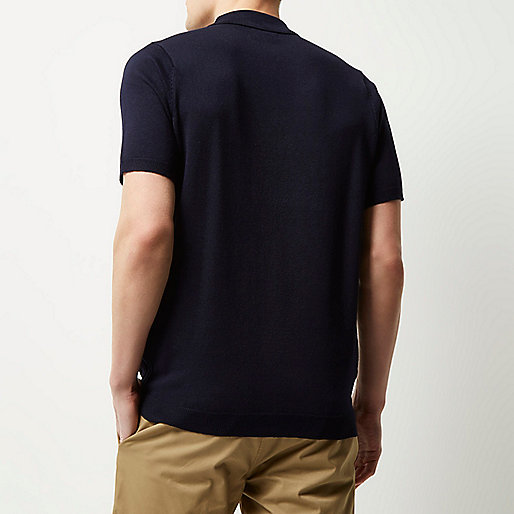 river island sale jeans womens,The Shop jacques-vertuk Navy knitted polo shirt Polo Shirts Sale men