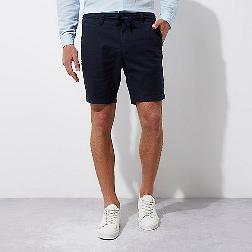 river island ladies clothing,jacques-vertuk New Stock Navy linen blend shorts Shorts Sale men