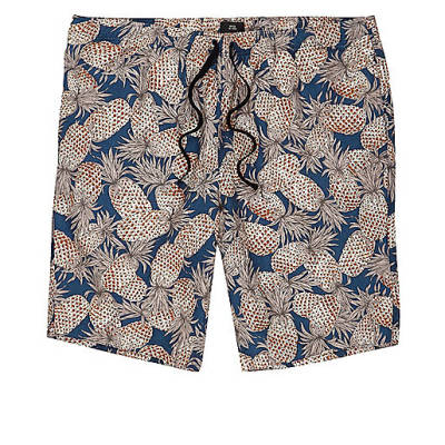 feather dress river island,jacques-vertuk Online Sat?? Navy pineapple linen blend slim fit shorts Shorts Sale men