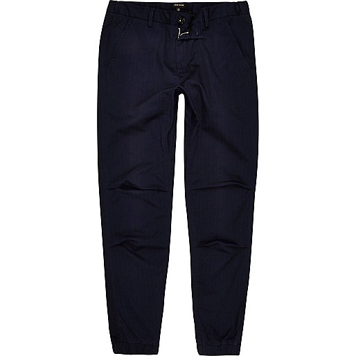 jacques-vertuk Navy pinstripe joggers 297784 men Trousers