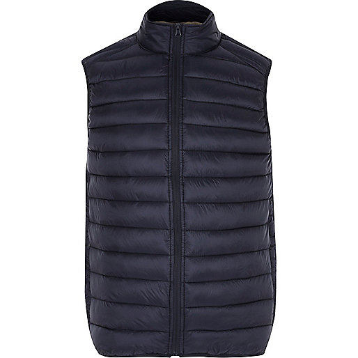 jacques-vertuk Navy puffer vest 303188 men Coats / Jackets Gilets