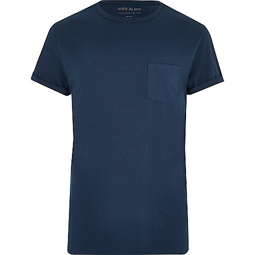 river island bags pink and white,jacques-vertuk Shop Navy rolled sleeve pocket T-shirt men 301152