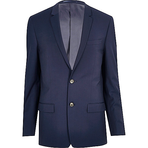 jacques-vertuk Navy skinny suit jacket 292815 men Seasonal Offers