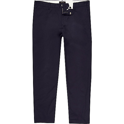 river island longline t shirt,jacques-vertuk Shop Navy slim fit ankle grazer chino pants Chinos Pants men