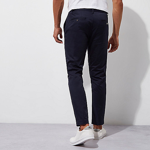 river island longline t shirt,jacques-vertuk Shop Navy slim fit ankle grazer chino pants Chinos Pants men