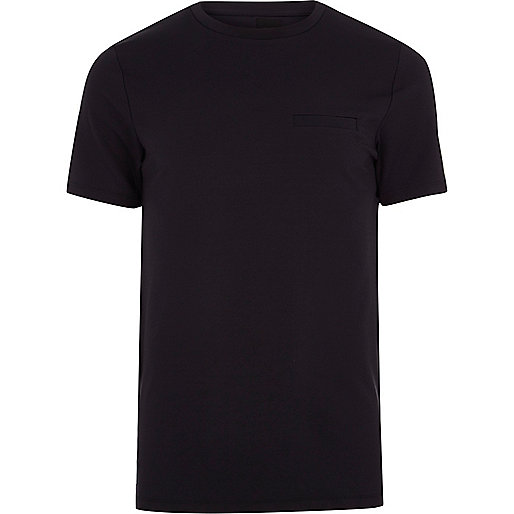 river island dylan slim fit jeans,jacques-vertuk Online Navy slim fit chest pocket T-shirt men 302200