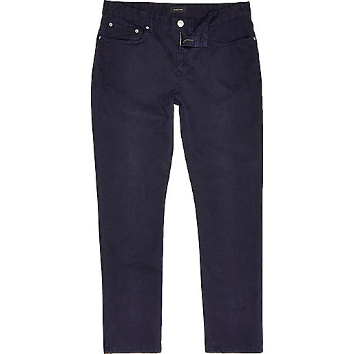 red river island trainers,jacques-vertuk Outlet Navy slim fit cotton cords men 288539