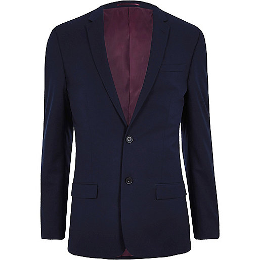 jacques-vertuk Navy slim fit suit jacket 298250 men Suits Suit Jackets