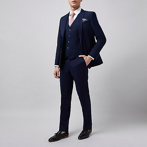 river island pink trench coat,jacques-vertuk Shop Navy smart skinny suit pants men 298248