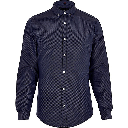 river island maxi dress long sleeve,Where To Buy jacques-vertuk Navy spot double collar slim fit shirt Shirts Sale men