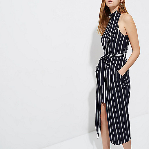 mens river island ripped jeans,jacques-vertuk Ireland Online Navy stripe high neck waisted midi dress Swing Dresses Dresses women