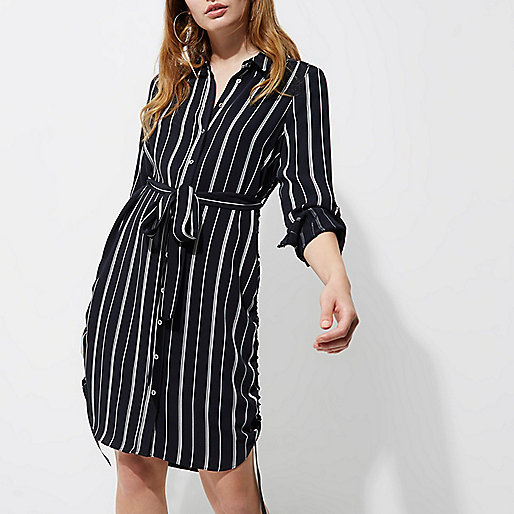 mens brogue boots river island,jacques-vertuk Shoes Online Navy stripe ruched side shirt dress Shirt Dresses Dresses women