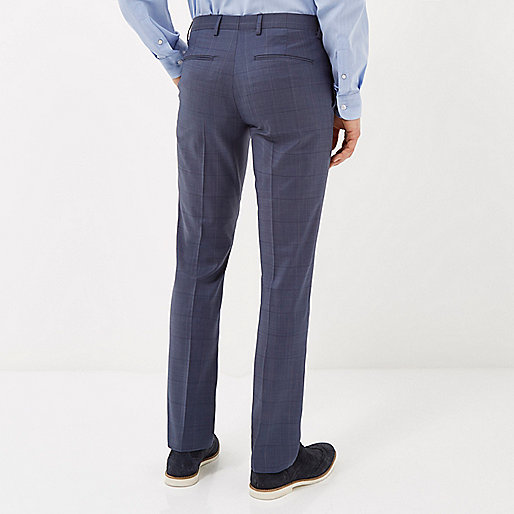 river island snake heels,jacques-vertuk Ireland Navy subtle check wool-blend slim pants men 282749