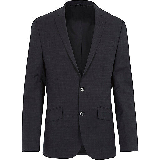 river island pretty western dress,jacques-vertuk Sale Navy subtle grid print slim suit jacket men 285399