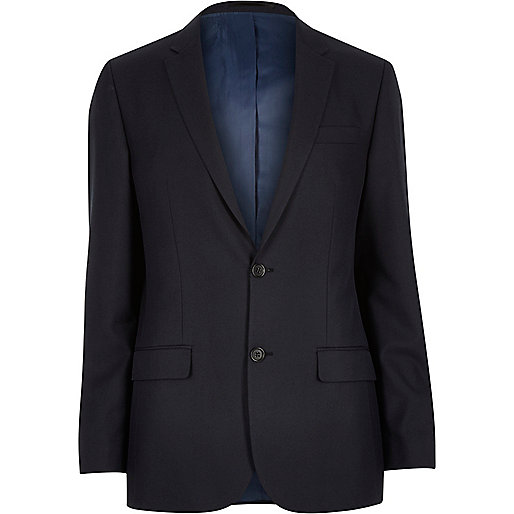 jacques-vertuk Navy tailored suit jacket 288586 men Suits