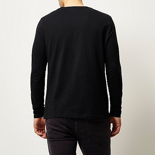 river island derbion,jacques-vertuk Shops Near Me Navy textured block sweatshirt T-Shirts / Tanks Sale men