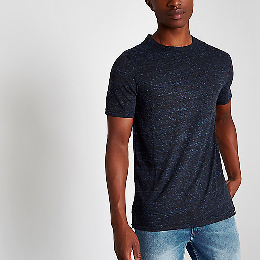 river island camera bag,Р?вер ?сланд Navy textured slim fit crew neck T-shirt Plain T-Shirts T-Shirts / Tanks men