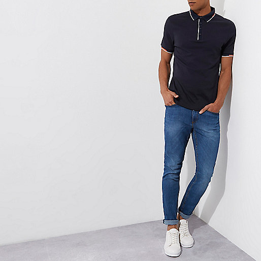 river island peplum dress,jacques-vertuk London Stores Navy tipped short sleeve slim fit polo shirt Polo Shirts men