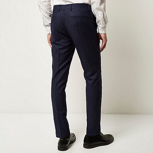 river island beige boots,For jacques-vertuk Navy wool-blend skinny suit pants Suits Sale men