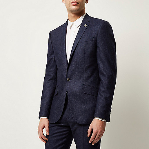 harper jeans river island,jacques-vertuk Outlet Navy wool-blend skinny suit pants men 292275