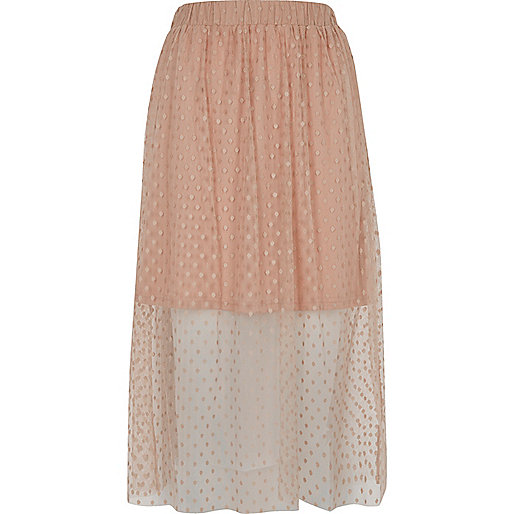 river island ripped skinny jeans,jacques-vertuk Camel Top Nude polka dot tulle midi skirt Skirts Sale women