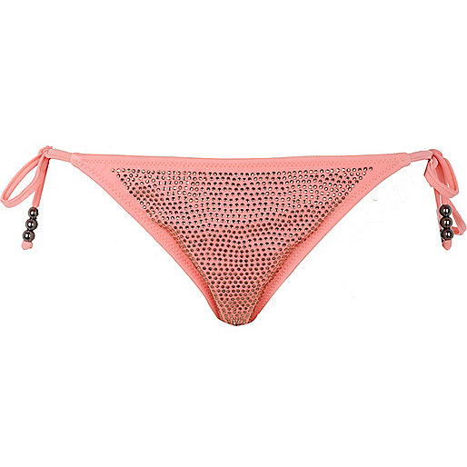 jacques-vertuk Orange diamanté bikini bottoms 603645 women Bikinis