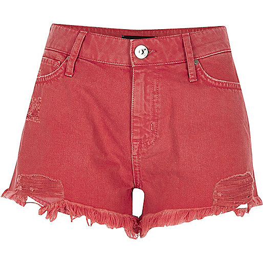 jacques-vertuk Orange distressed denim hot pants 697681 women Shorts