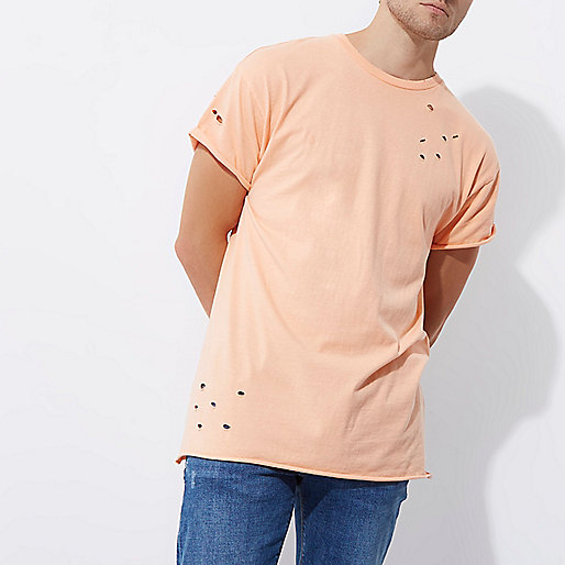 patent river island boots,jacques-vertuk UK Sale Orange distressed slouch T-shirt men 301741