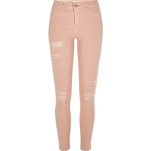 river island high rise with crystal detail,jacques-vertuk Gold Dress Orange Molly ripped skinny jeggings Jeggings Jeans women