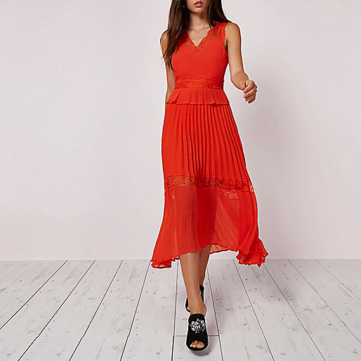 river island black shoe boots,jacques-vertuk Online Shop Orange pleated skirt lace trim dress Swing Dresses Dresses women