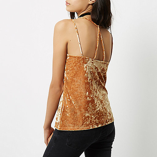 river island white sequin dress,jacques-vertuk Stores Orange velvet strappy cami top women 690714