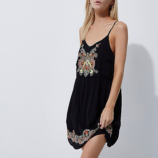 river island boots women s shoes,jacques-vertuk Official Site Petite black embroidered slip dress Slip / Cami Dresses Dresses women