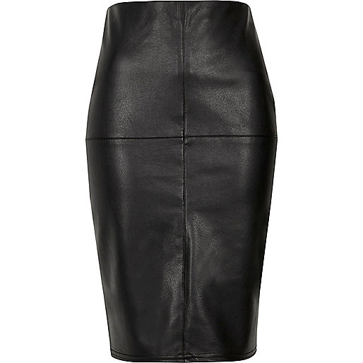 river island sale tops,jacques-vertuk Stores Petite black faux leather bodycon midi skirt women 707535