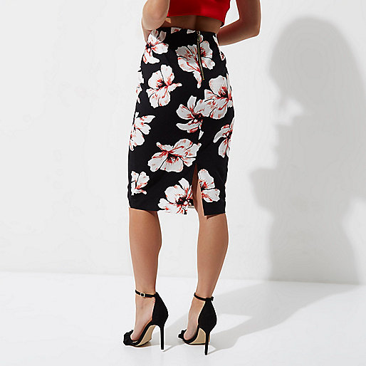 river island black heart bag,jacques-vertuk Full Website Petite black floral print midi pencil skirt Midi Skirts Skirts women